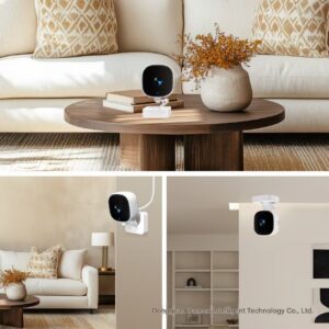 1080P Smart WiFi Security Camera – Clear Night Vision, Remote App Control, Motion Alerts, Indoor & Outdoor Protection 3 sku afrylo 0031 01