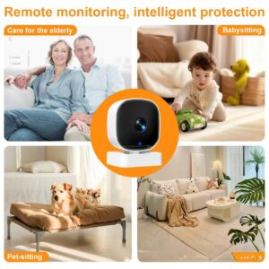 1080P Smart WiFi Security Camera – Clear Night Vision, Remote App Control, Motion Alerts, Indoor & Outdoor Protection 6 sku afrylo 0031 18